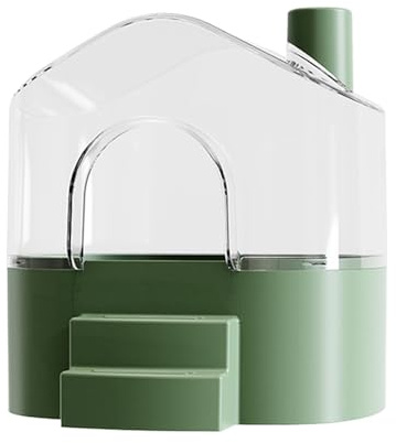 Salle de Bain pour Hamster – Bac à Sable pour Hamster | Baignoire pour Petit Animal de Compagnie | Récipient de Bain de Sable pour Lapin | Bac à Sable Transparent | Maisons et habitats pour Petits