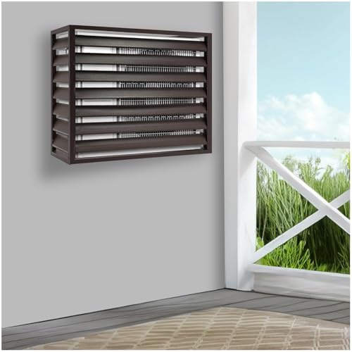 DVTFRUI Air Conditioner Fence 3 Panels,Privacy Fence Covers, Composter Bin,Trash Can Fence, Enclosure Panels for Hiding And Concealing outside AC Unit,43.31x23.62x31.5 inch