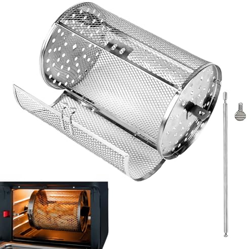 Canasta De Parrilla Acero Inoxidable - Cesta De Jaula De Parrilla De Acero Inoxidable | Cesta De Parřilla Multifunción Para Papas Fritas, Verduras, Carne | Accesorios De Parřilla Para Acampar