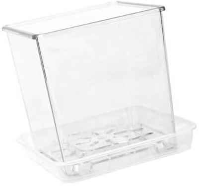 LLHCF Macetas transparentes simples y transpirables, adorno Phalaenopsis para decoración de jardín para macetas, alféizar de ventana, balcón, maceta de jardín