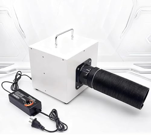 Dammuppsamlare för laboratorier – 360° slipning polering dammsugare med återanvändbart filter, variabel hastighet, lågt brus, energibesparande för trä och jadesnideri