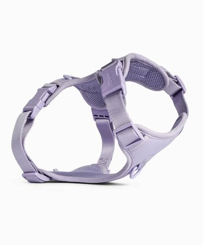 apaw® Hundegeschirr – Verstellbares Anti-Zug Brustgeschirr für kleine & große Hunde (XS–L) – weich gepolstert, atmungsaktiv & sicher (Lavender, M)