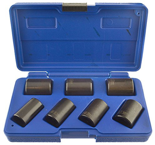 AB Tools 7pc 1/2 Drive Twist Socket Set/Wheel Lock nut Remover/Removal