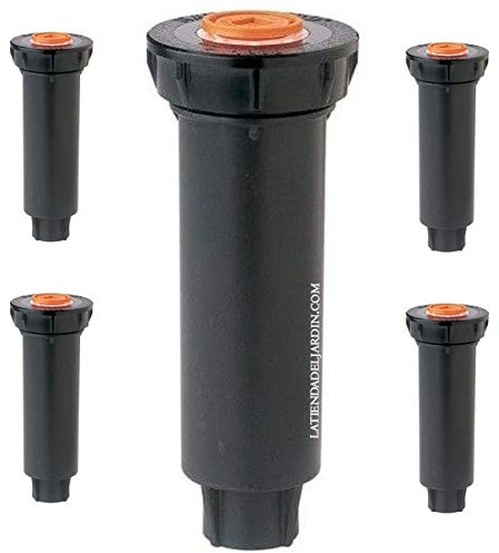 Suinga Pack 5 DIFUSOR DE RIEGO 1804. Aspersor de riego SIN tobera. Rosca 1/2 Hembra. Altura Emergencia 10 cm. Altura del Cuerpo 15 cm