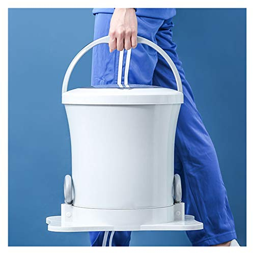 YXCKG Portable Dryer Machine, Spin Dryer Manual, Compact Water Extractor, Clothes Drying for Apartment, Space Saving, Non-electric High-Speed (Color : White)