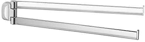 GEDY Krabi Porta Asciugamani Snodo, Colore Cromo, Componenti Realizzati in Acciaio Inox e Cromall®, Garanzia 2 Anni, Misure 6,6 x 35 x 3,3 CM e Peso 0,3 kg, Design R&S Gedy