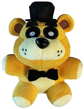 Jilijia Five Nights Game Doll Golden Bear Plüschpuppe FNAF 33 Stil Plüschtier für Kinder und Fans Geburtstagsgeschenk