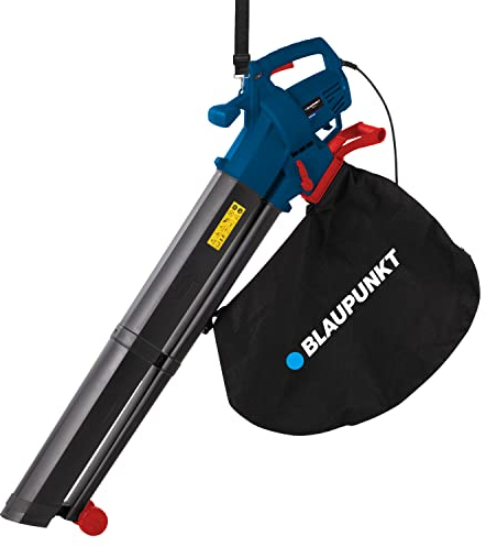 Blaupunkt BV4010 Aspirateur souffleur électrique 3 en 1 3500 W 9000-15000 tr/min Vitesse de soufflage jusqu'à 270 km/h 230-240 V ~ 50 Hz Sac de 45 l