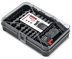 Kistenberg Organizzatore di pile con tester per batterie