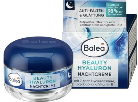 Balea Anti-Wrinkle nattkräm Beauty hyaluron, 50 ml