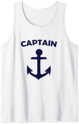 Captain Anchor, cooles nautisches Outfit, Segeln Tank Top