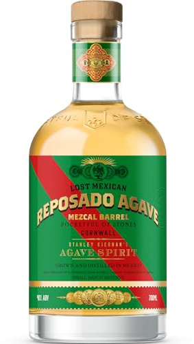 Pocketful Of Stones Lost Mexican Reposado Cornish Agave, 70cl, 40% ABV | Oak Mezcal Barrels, Six Month Aged, Cooked Agave, Herbaceous Aroma, Soft Oak, Tequila Alternative, Neat Or Margarita