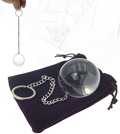 BAOMAZ4 Plug Anal Cristal Verre Boules anales avec anneau de tirage Chaîne Dilatateur Boules anales Perles Extrêmement Butt Plug Anal Godemiché Anus Expander ø 30mm ø 40mm ø 50mm ø 60mm ø 70mm (40mm)