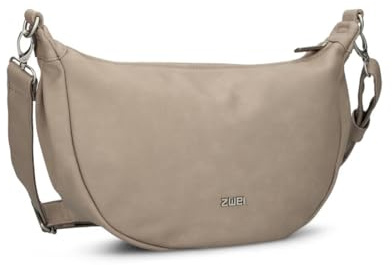 Zwei Damen Handtasche Mademoiselle.M M70 Moon-Bag 4 Liter Trend-Tasche in Halbmond-Form vielseitig als Bauchtasche Crossbody-Bag Abendtasche Umhängetasche zu tragen