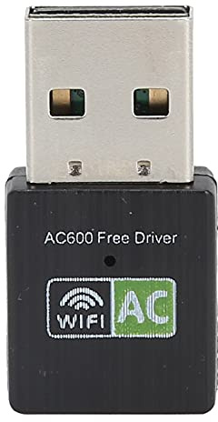 Adaptateur WiFi Récepteur USB, Carte Réseau sans Fil Double Bande, 600Mbps 2.4Ghz + 5Ghz, Puce RTL8811CU, Plug and Play, pour