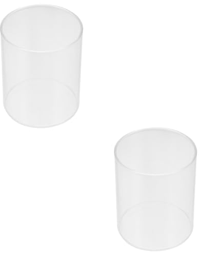 Garneck 2pcs Microwave Safe Glass Salad Bowl Restaurant Quality Fruit Vegetable Serving Dish Elegant Tableware for Friends