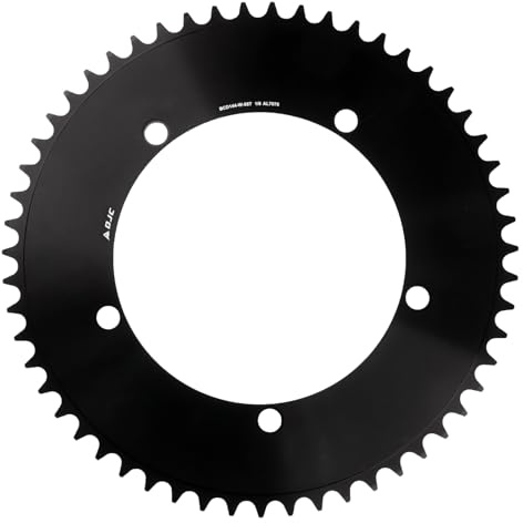 DJC 144BCD Rundes Kettenblatt Fixed Gear Fixie Track Bike 47T 49 51 53 55 57 59 61T Single Speed Kettenrad 1/2 * 1/8 144 Bcd