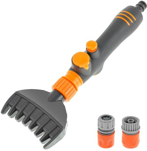 Gatphy Pool & Spa Filter Cartridge Cleaner, 6 Comb Nozzles Pool Filter Cleaner High Pressure Spa Filter Cleaning Tool Handheld Filter Cleaning Wand Water Filter for Pool Cartridge Hot Tub Filters