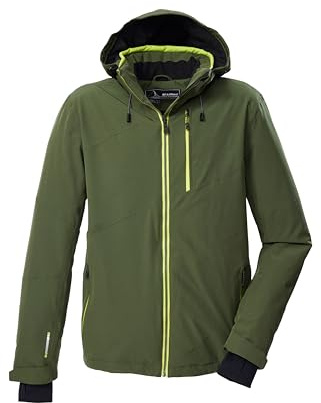 Killtec herr Ksw 24 Mn Ski Jckt Utomhusjacka/funktionell jacka med avtagbar huva och snöfall