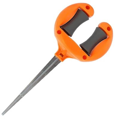 budiniao Spetsig trädgårdsslangledare Sätt fast slang utan montering Mjukvattenrör Positioneringsklämma Roller ABS-tillbehör, Orange röd