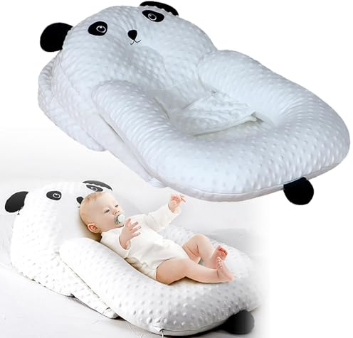 HSKJTT Cuscini For L'Allattamento Antireflusso, Cuscino Di Supporto For L'Allattamento Portatile E Lavabile Con Cintura Di Sicurezza Cuscino Ergonomico For L'Allattamento