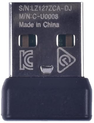 Receptor USB para ratón inalámbrico Compatible con Logitech G304 G305, Adaptador Receptor dongle para Ratones Gaming, Recambio para PC y portátiles