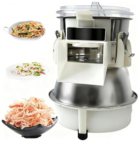 Desmenuzador De Pechuga De Pollo Eléctrico, Máquina De Desmenuzado De Carne De Pechuga De Pollo De 180w,Desgarrador Carne Eléctrico Con Hoja Acero Inoxidable Y Motor Alto