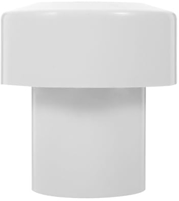 Amosfun PVC Air Admittance Valve Multi-Functional Rain Cap, Automatic Ventilation Hose Adapter for Drainage Systems, Portable Plastic Fitting for Waste Pipe Venting
