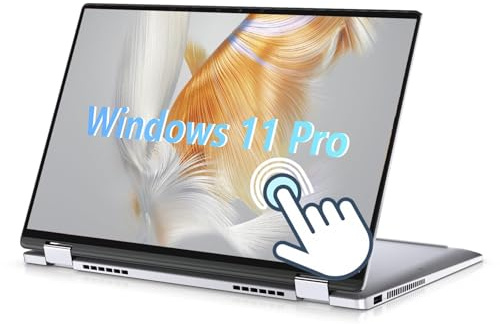 Dell Latitude 7400 2 in 1 Touch Screen Laptop Laptop 14 Pollici FHD (1920 x 1080), Intel Core i5-8365U, 8 GB di RAM, SSD da 256 GB, tastiera QWERTY americana, Windows 11 Pro (ricondizionata)