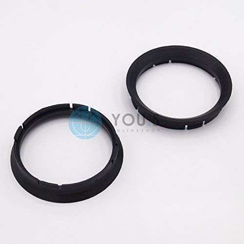 2 x ZENTRIERRINGE DISTANZRING für ALUFELGEN Z34 70,0 x 63,4 mm