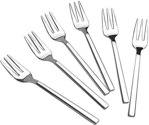 Doryh Stainless Steel Tasting Appetizer Forks, 6.1 Inches, 12 Pieces