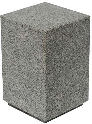 Taje - Granit - Urne funéraire - Granit - Gris - 29 x 17 x 17cm