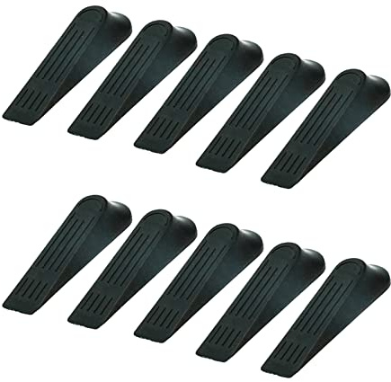 10 Pcs Door Stop Wedge Anti-Slip Door Wedges Plastic Door Stop Wedge Into Non-Slip Door Block for Home Office