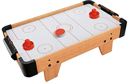 Harilla Mini Mesa de Hockey de Aire con Deslizadores y Juego de Batalla de Discos, Juego Familiar de Campo de Juego de Escritorio para niños