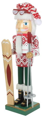 NOLITOY Poupée De avec Père Ski Décoration Festive pour De Table Et Ornements De Fête Modèle Bleu pour Décorations De Et Parties