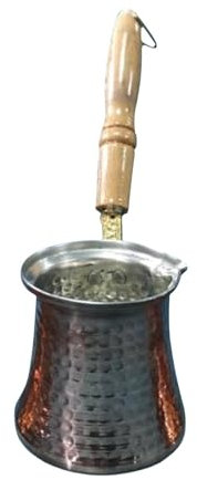 JISADER Cafetera turca Cezve, cafetera turca para el hogar, Tetera de inducción, Accesorios de Cobre, cafetera árabe Griega, 270ml