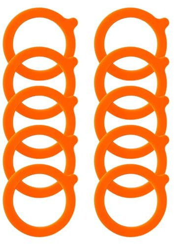 10 Stück Lebensmittelqualität Silikondichtung für Reisebecher sichere Silikondichtungen Ringe Glas auslaufsichere Dichtungsringe