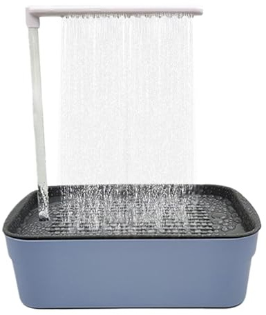 Vasca da Bagno Automatica per pappagalli con Doccia - Vasca da Bagno Automatica per Uccelli, Doccia per pappagalli a circolazione d'Acqua | Bagno per pappagalli, Bagno per Uccelli, Gabbia per Uccelli