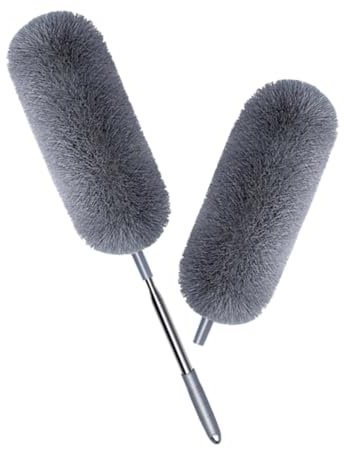 VERDANVERSE Juego De Plumero Flexible Plumero Para Ventilador De Techo Herramienta De Limpieza