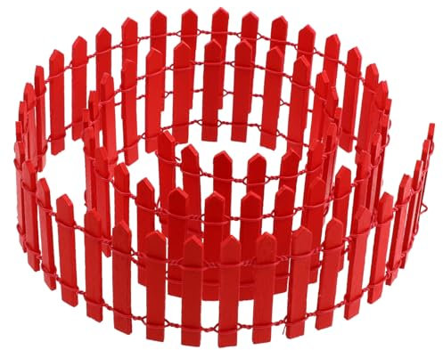 CHICAMPERA Recinzione Artigianale in Miniatura Recinzione da Accessori per Casa delle Bambole Decorazione per Micro Paesaggio