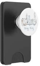 Hong Kong Travel Souvenir Historic City Landmark Gift PopSockets PopWallet for MagSafe