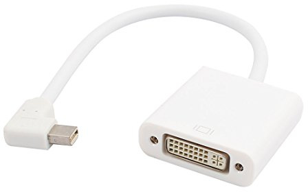 Aexit Puerto DisplayPort DisplayPort Mini DisplayPort DVI a DVI Hembra (model: I8338VIX-8340JN) Adaptador Cable Blanco