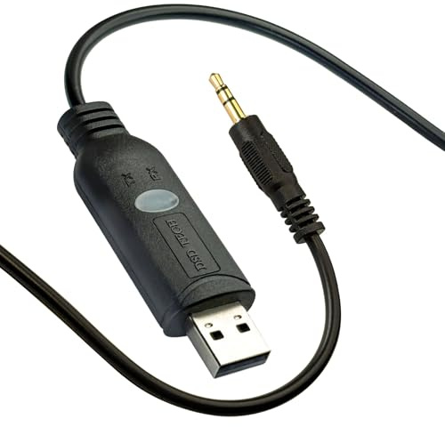 DSD TECH USB RS232 auf 3,5 mm serielles Kabel mit FTDI FT232RL Chip 6FT