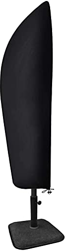 Sonnenschirm Schutzhülle, Ampelschirm Schutzhülle Sonnenschirm Abdeckung 210D Oxford Gewebe Wasserdicht Staubdicht UV-Beständiges, 2 bis 4 m große Sonnenschirmhülle, 265x40/70/50cm