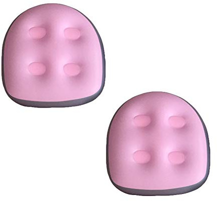 Set von 2 verbesserten Spa-Sitzerhöhungen, aufblasbare, wasserdichte Badewannenmassagematte, Rückenkissen, Massagematte, weiche aufblasbare Sitzerhöhung für Erwachsene und Kinder