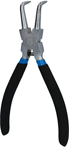 BRILLIANT TOOLS BT067004 Pinza per anelli Seeger per anelli di fissaggio interni, piegata, 175 mm [Powered by KS TOOLS]