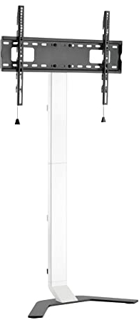 Reflecta TV-Ständer für Fernseher bis 81 Zoll, Bodenmontage, Neigbar, Aluminium