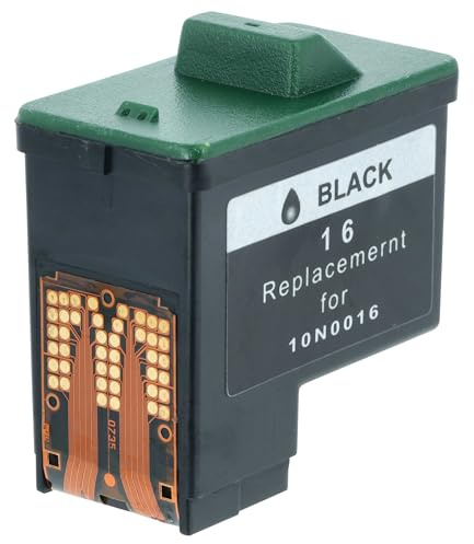 vhbw Tintenpatrone Schwarz kompatibel mit Lexmark i3 | x1110, x1130, x1140, x1150, x1155, x1160, x1170, x1180 Drucker (wiederaufgefüllt, 15ml)