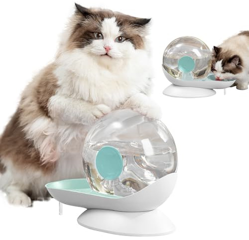 PETCUTE Automatischer Wasserbrunnen für Hunde & Katzen,Katzenhundwasserspender in Schneckenform,Katzen Wasserbrunnen mit 2.8L Große Kapazität,Haustierwasserspender für Hunde