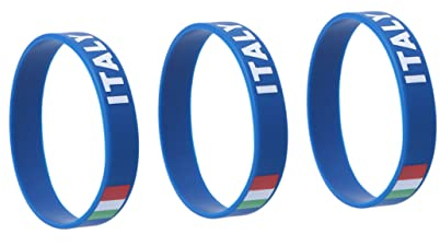 Toddmomy 10 Stück Modische Armbänder Für Silikonarmbänder Herrengeschenke Gummi Italien Patrioten Armband Gummiarmbänder Länderflagge Dekoratives Armband Banner